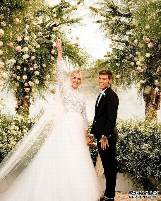 　Chiara Ferragni与丈夫Fedez的盛大婚礼 图片源自instagram@chiaraferragni