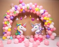 婚房气球大门设计 婚房拱门怎么制作