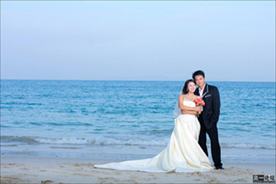 拍海景婚纱照时容易忽略的几个小细节