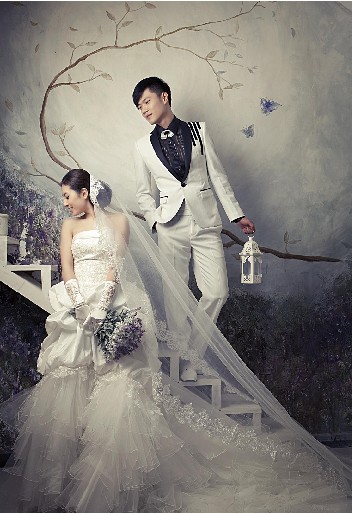 新人首选韩式婚纱照的完美打造技巧