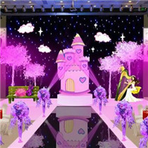 紫色高贵婚礼策划方案 别样的紫色气质婚礼场面
