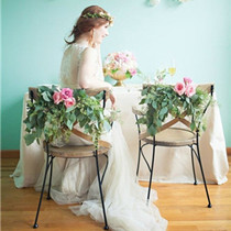 婚礼椅背完美装饰 婚礼装饰创意