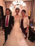 郭富城方媛大婚 方媛结婚礼服优雅漂亮