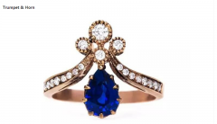 蓝宝石戒指，更深的爱
