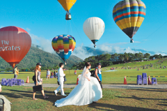 热气球婚礼  热气球的浪漫冒险