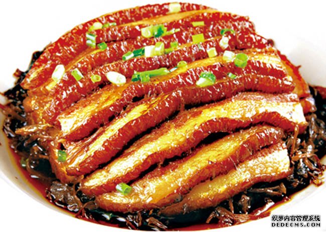 酒店婚宴菜推荐四：梅菜扣肉