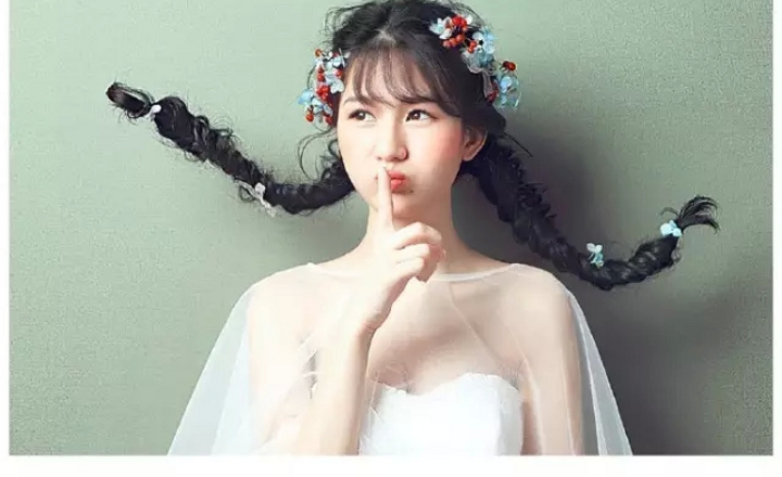 新娘发型丨少女系魅力全开！【双丸头&双麻花】