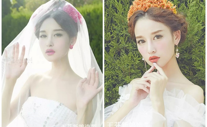 新娘造型丨【花&叶森系】当小柔美遇见大清新，