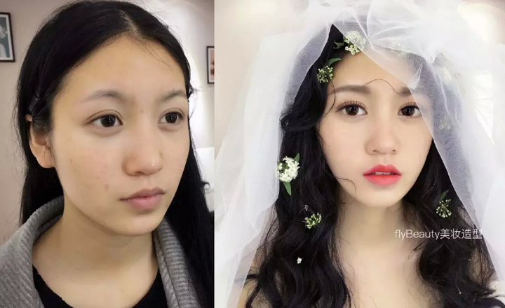 妆前妆后|论婚礼化妆师的重要性！嘘~ 别说话，
