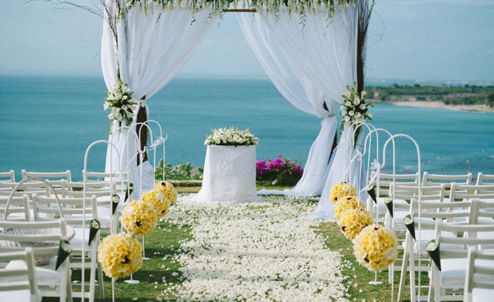 浪漫海边婚礼设计